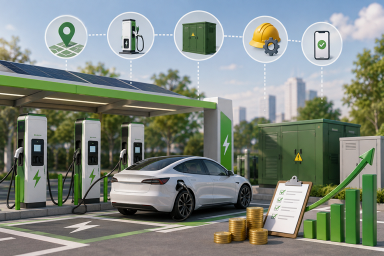 cost to Set Up an EV Charging Station Business in India